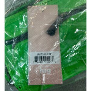 Lug Splits XL RFID Protected Accordion Wallet - Quilted Lime Green with Zip Clos